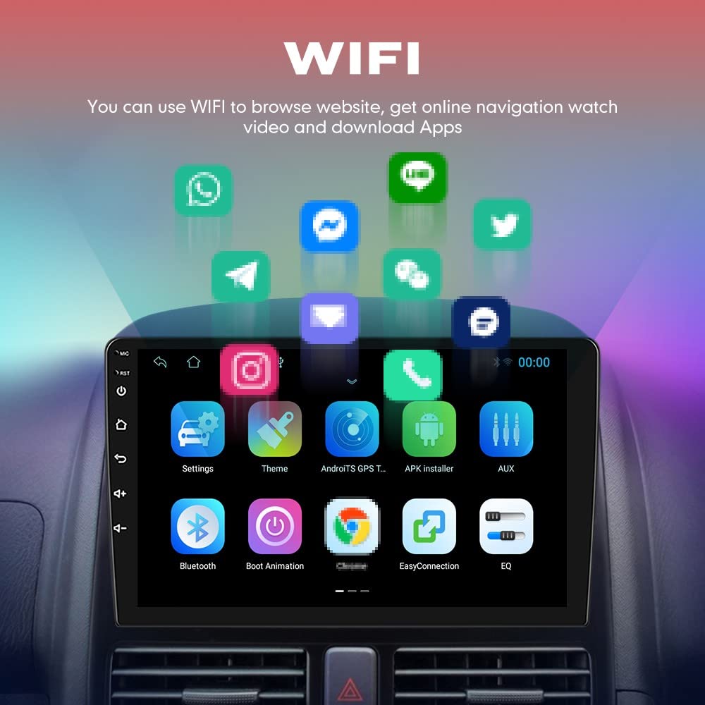 Amazon.co.jp: KUNFINE 9 インチ ユニバーサルAndroid10オートラジオ